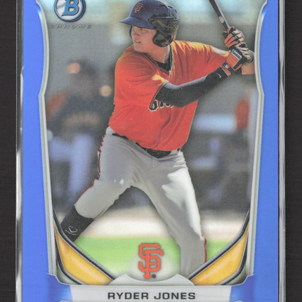 2014 Topps Bowman Chrome Ryder Jones #BCP53 Blue Refractor 076/250