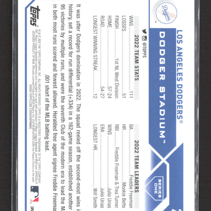 2023 Topps Mookie Betts Trea Turner Will Smith Freddie Freeman #219 Gold