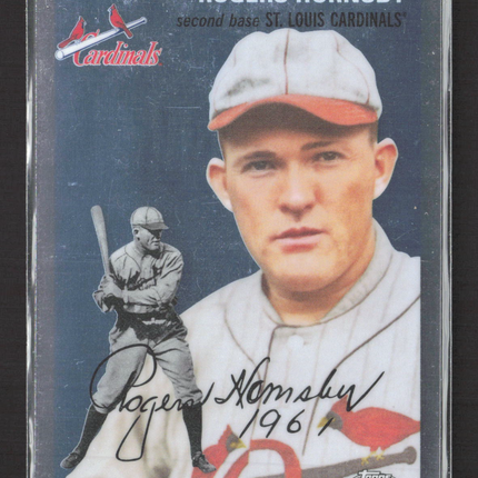 2023 Topps Chrome Rogers Hornsby #495