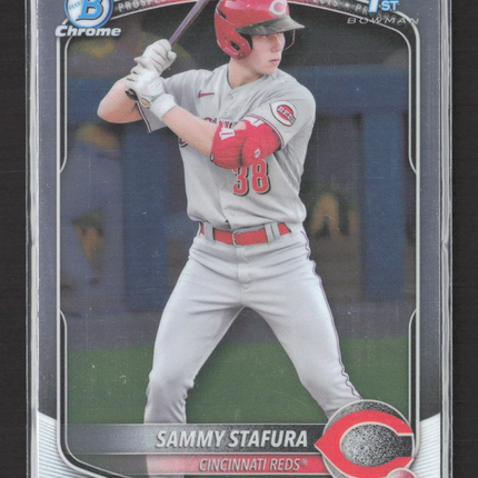 2024 Topps Bowman Chrome Sammy Stafura #BCP-100