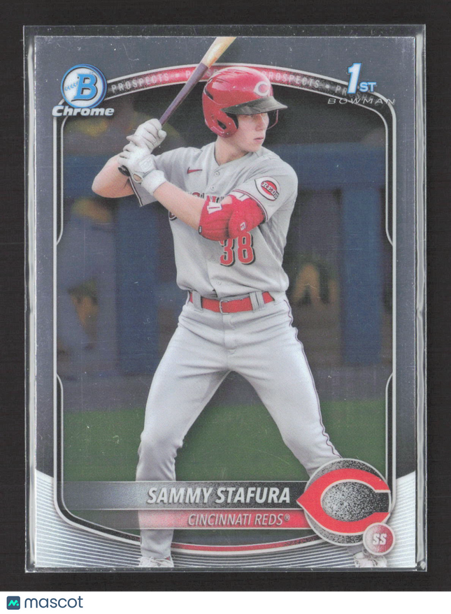2024 Topps Bowman Chrome Sammy Stafura #BCP-100