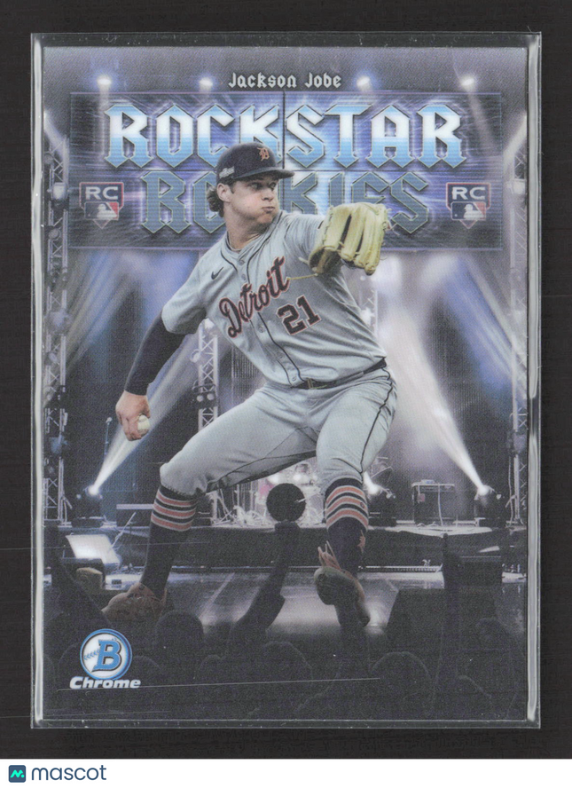 2025 Bowman Chrome Rockstar Rookies Jackson Jobe #RR-10 RC
