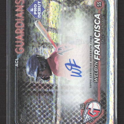 2024 Topps Pro Debut Welbyn Francisca #PD-98 auto /199