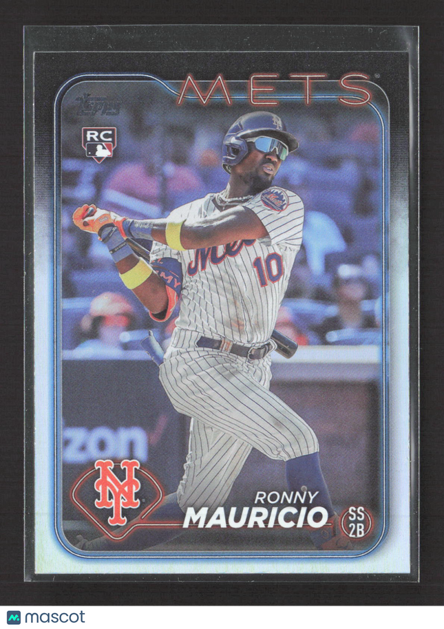 2024 Topps Series One Ronny Mauricio #224 RC rainbow foil