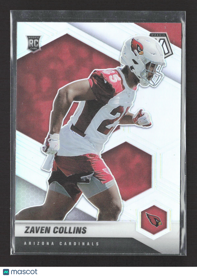2021 Panini Mosaic Prizm Zaven Collins #363 RC silver