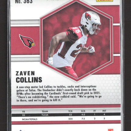 2021 Panini Mosaic Prizm Zaven Collins #363 RC silver