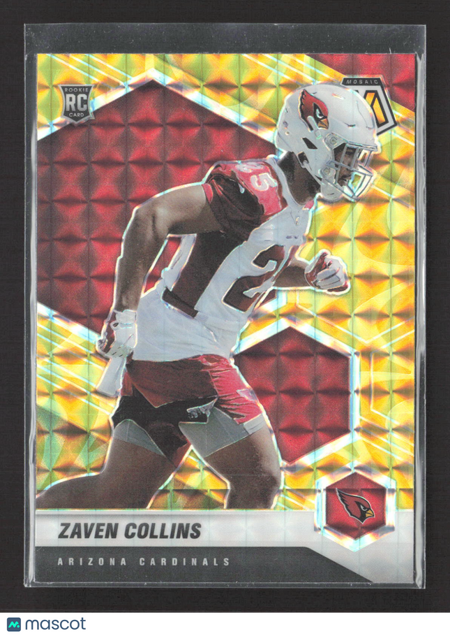 2021 Panini Mosaic Zaven Collins #363 Yellow Reactive RC