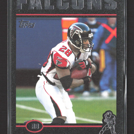 2004 Topps Black Warrick Dunn #147 black /150