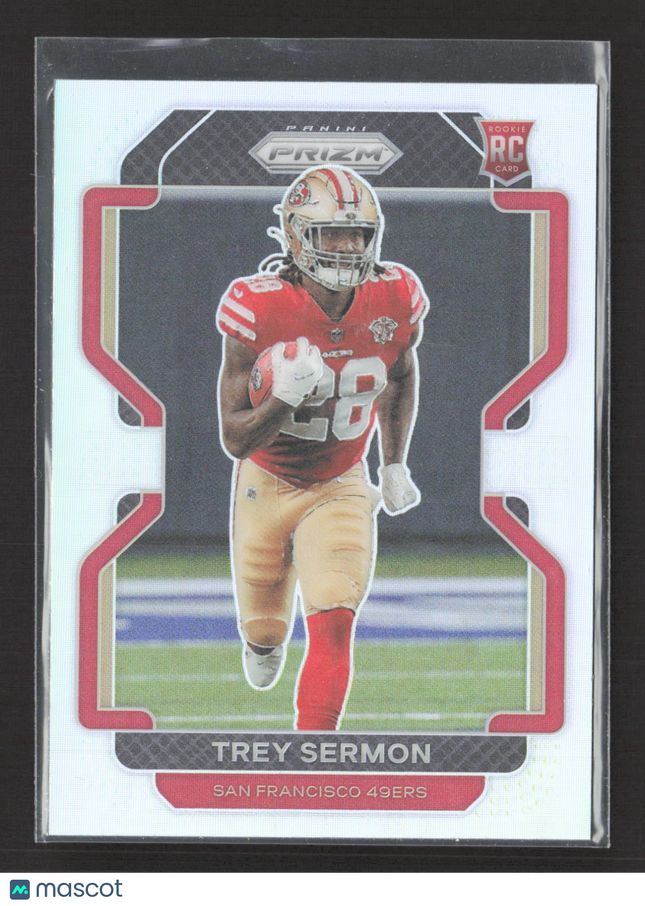 2021 Panini Prizm Trey Sermon #354 RC silver