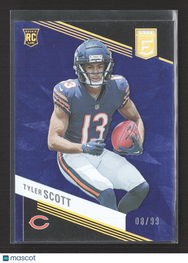 2023 Panini Donruss Elite Football Tyler Scott #191 Blue 08/99 RC