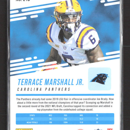 2021 Panini Prestige Xtra Points Terrace Marshall Jr. #216 Pink 12/50 RC