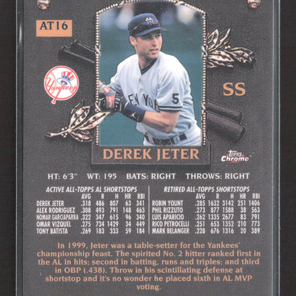 2000 Topps Chrome All-Topps AL Team Derek Jeter #AT16