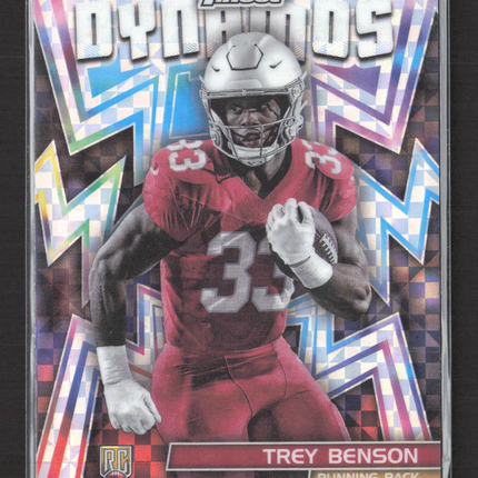 2024 Topps Finest Dynamos Trey Benson #DYN-9 X-Fractor RC