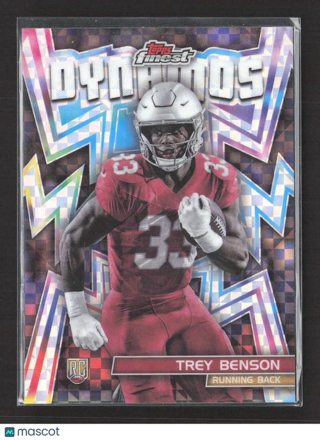 2024 Topps Finest Dynamos Trey Benson #DYN-9 X-Fractor RC