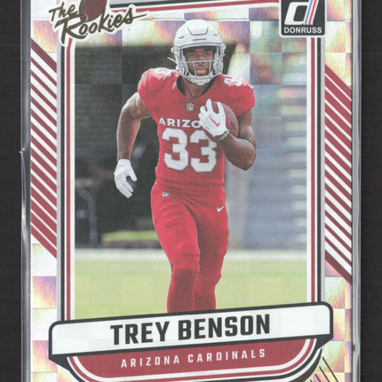2024 Panini Donruss The Rookies Trey Benson #TR-4 Holo