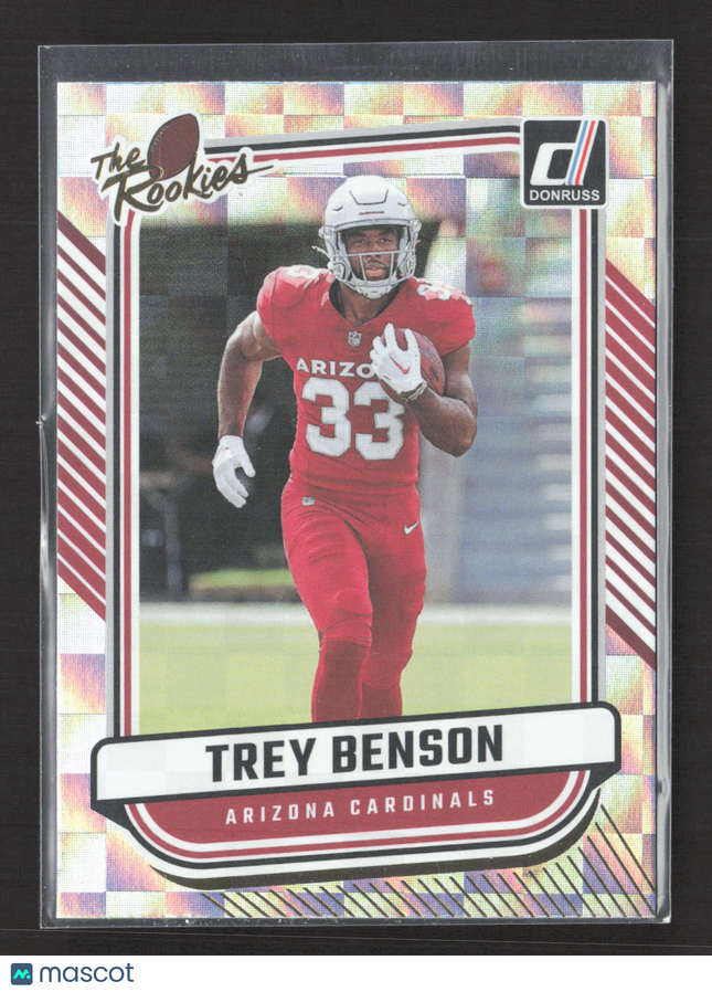 2024 Panini Donruss The Rookies Trey Benson #TR-4 Holo