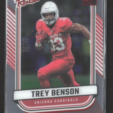2025 Panini Clearly Donruss The Rookies Trey Benson #18