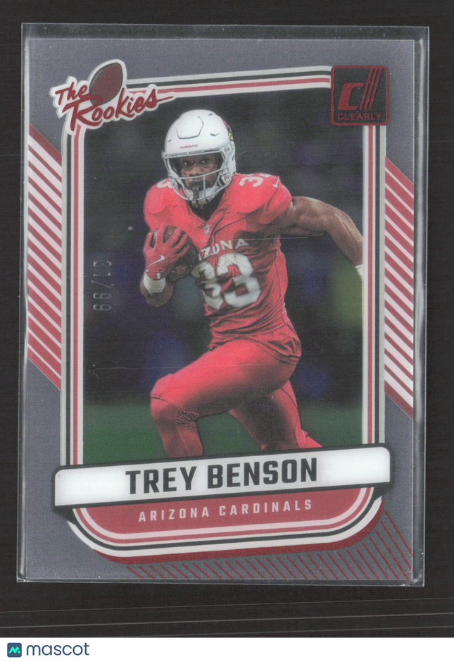 2025 Panini Clearly Donruss The Rookies Trey Benson #18