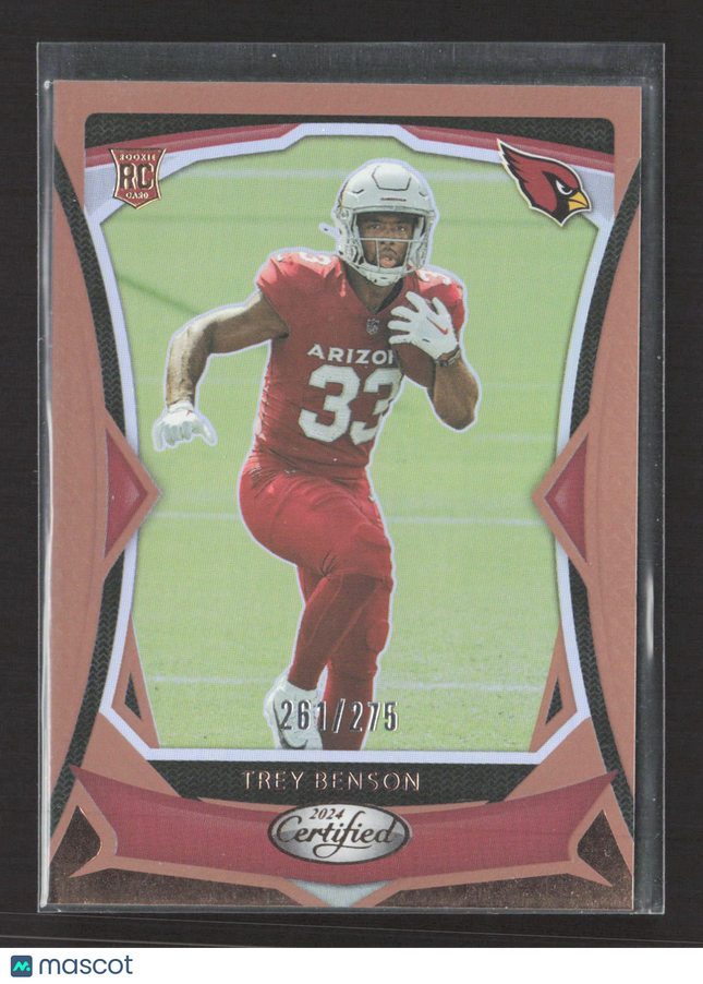 2024 Panini Certified Trey Benson #151 Bronze 261/275 RC