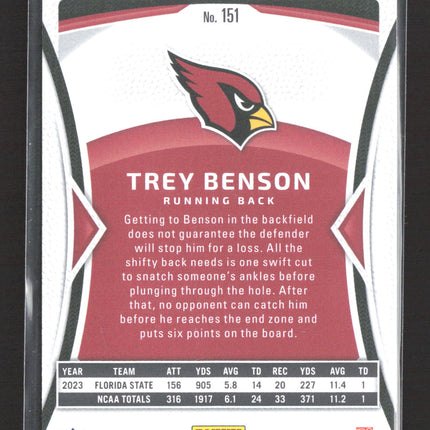 2024 Panini Certified Trey Benson #151 Bronze 261/275 RC