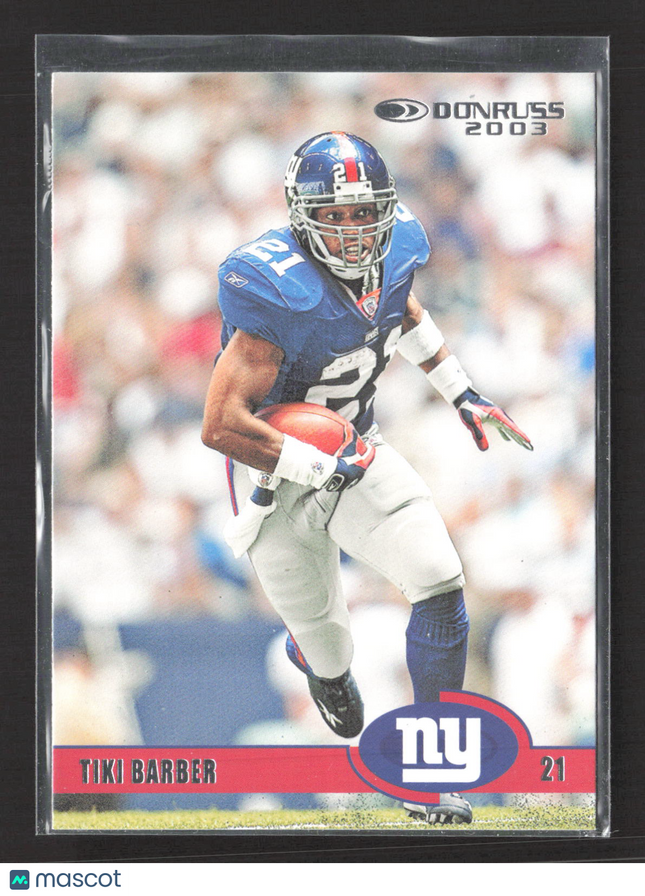 2023 Panini Donruss Football Tiki Barber #32