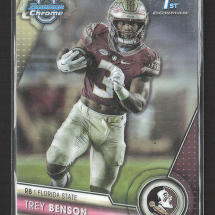 2023 Topps Bowman University Chrome Trey Benson #5