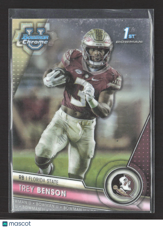 2023 Topps Bowman University Chrome Trey Benson #5