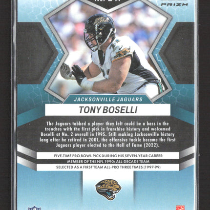 2022 Panini Prizm Mosaic Tony Boselli #247 orange