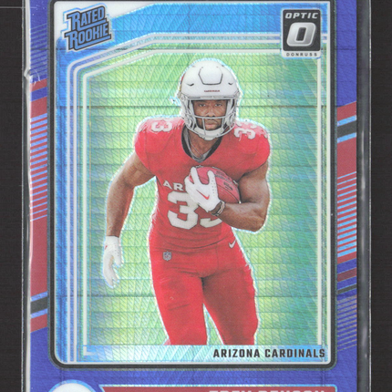 2024 Panini Donruss Optic Trey Benson #293 blue