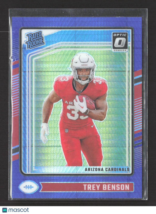 2024 Panini Donruss Optic Trey Benson #293 blue