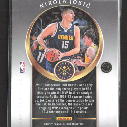 2023 Panini Select Prizm Nikola Jokic #10 silver