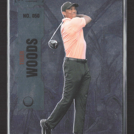 2022 SkyBox Metal Universe Champions Tiger Woods #050