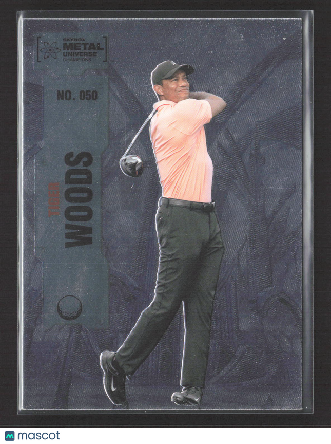 2022 SkyBox Metal Universe Champions Tiger Woods #050