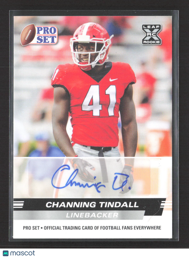2022 Leaf Pro Set Channing Tindall #PSA-CT1 RC auto
