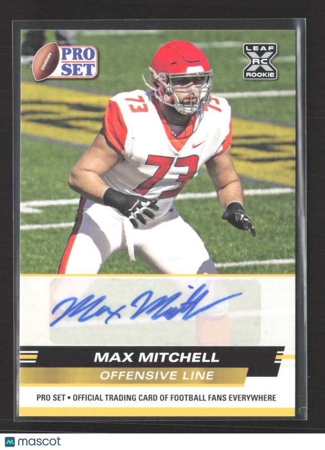 2022 Leaf Pro Set Max Mitchell #PSA-MM3 RC auto