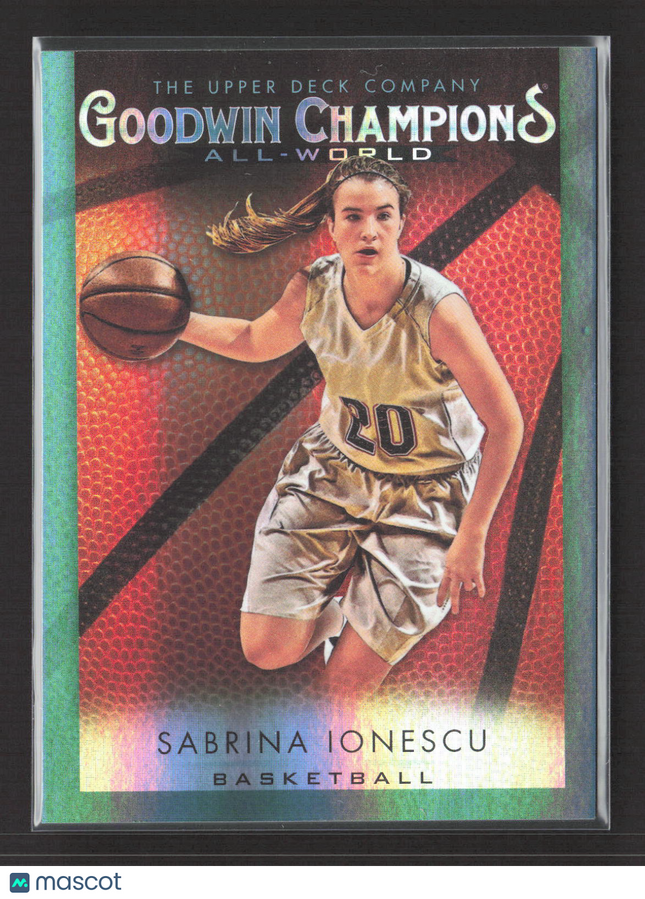 2021 Upper Deck Goodwin Champions Sabrina Ionescu #GB-7 Glow Board