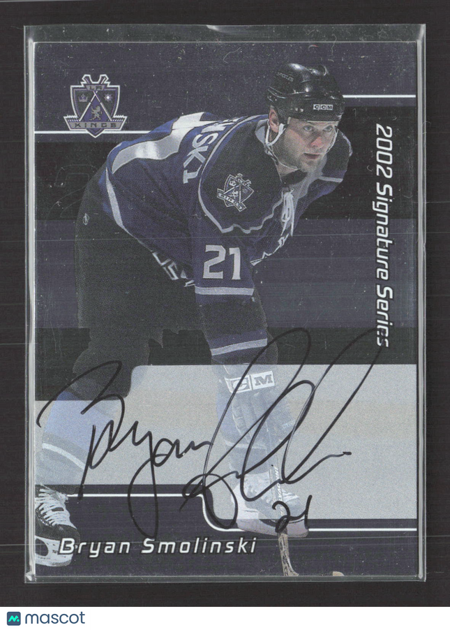 2002 In The Game Signature Series Bryan Smolinski #139 auto Auto