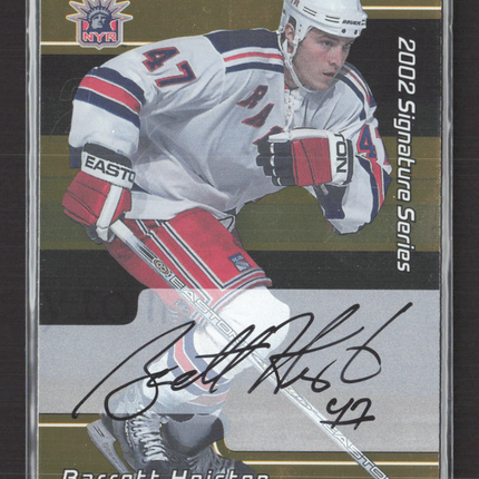 2024 In The Game Signature Series Barrett Heisten #218 auto gold