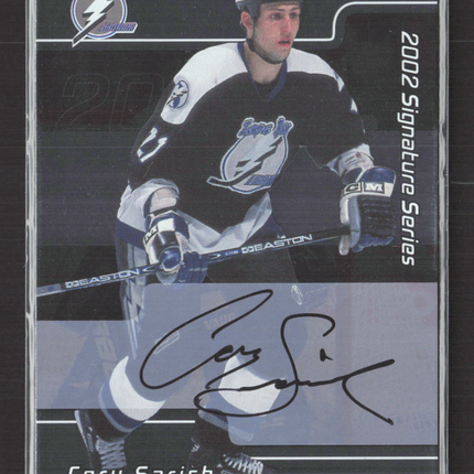 2002 In The Game Signature Series Cory Sarich #096 auto Auto