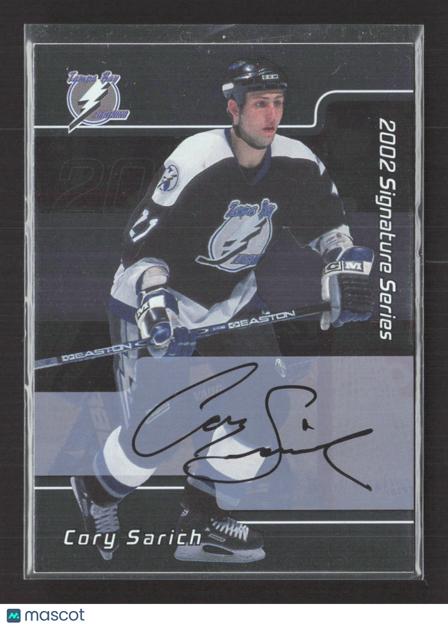 2002 In The Game Signature Series Cory Sarich #096 auto Auto