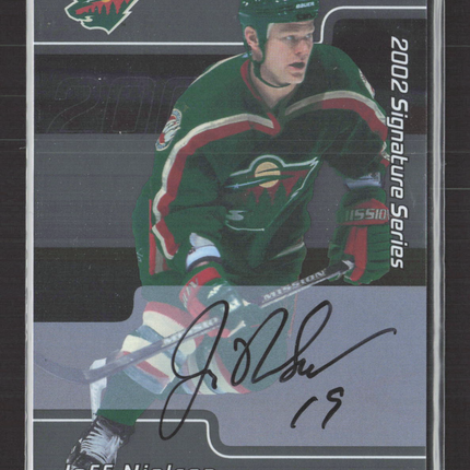 2002 In The Game Signature Series Jeff Nielsen #091 auto Auto