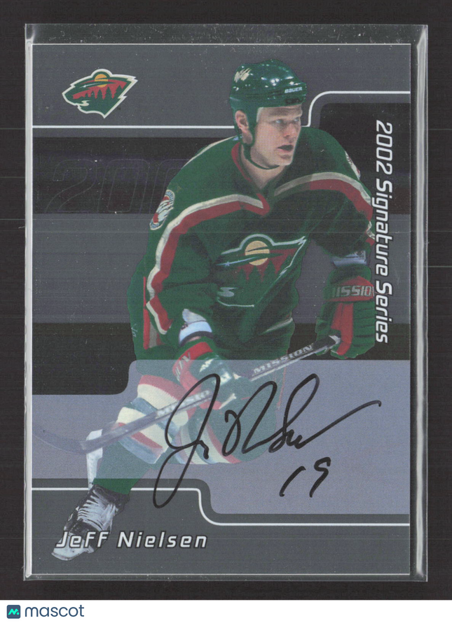 2002 In The Game Signature Series Jeff Nielsen #091 auto Auto