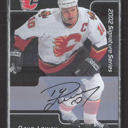 2002 In The Game Signature Series Dave Lowry #139 auto Auto