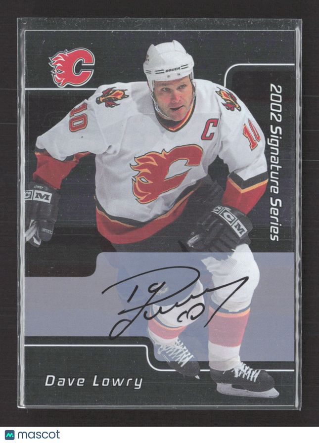 2002 In The Game Signature Series Dave Lowry #139 auto Auto