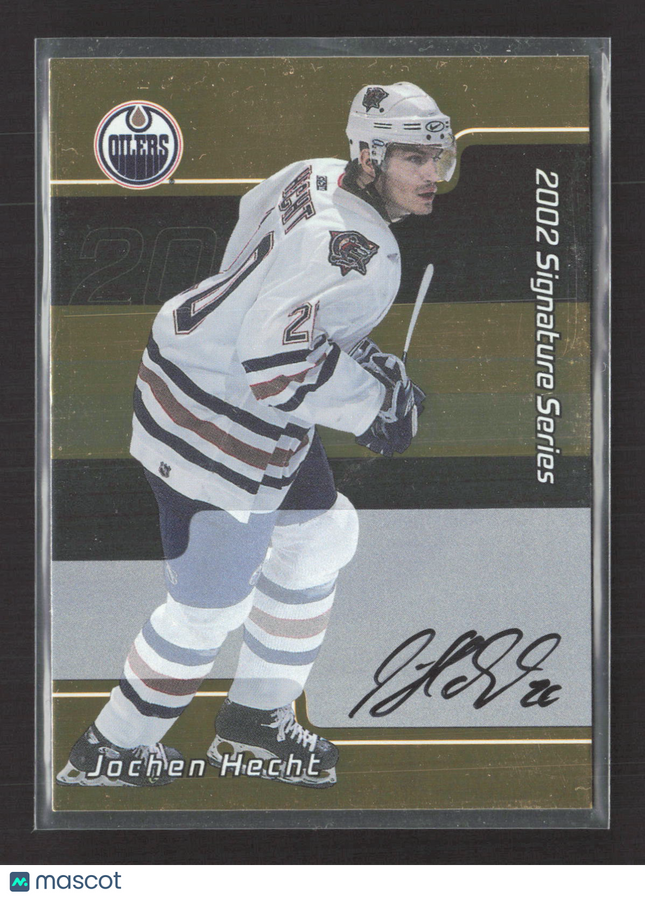 2002 In The Game Signature Series Jochen Hecht #157 auto gold