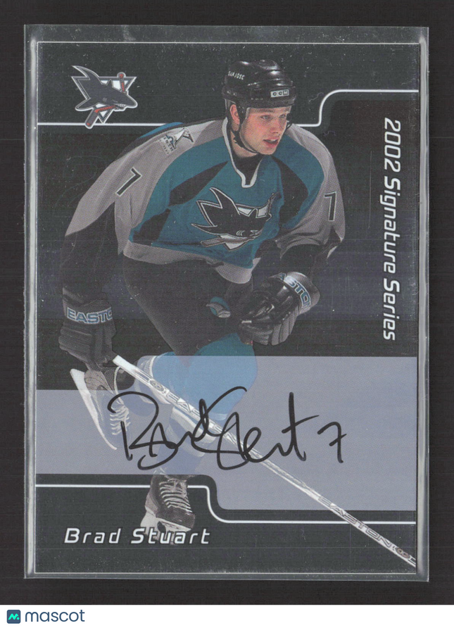 2002 In The Game Signature Series Brad Stuart #139 auto Auto
