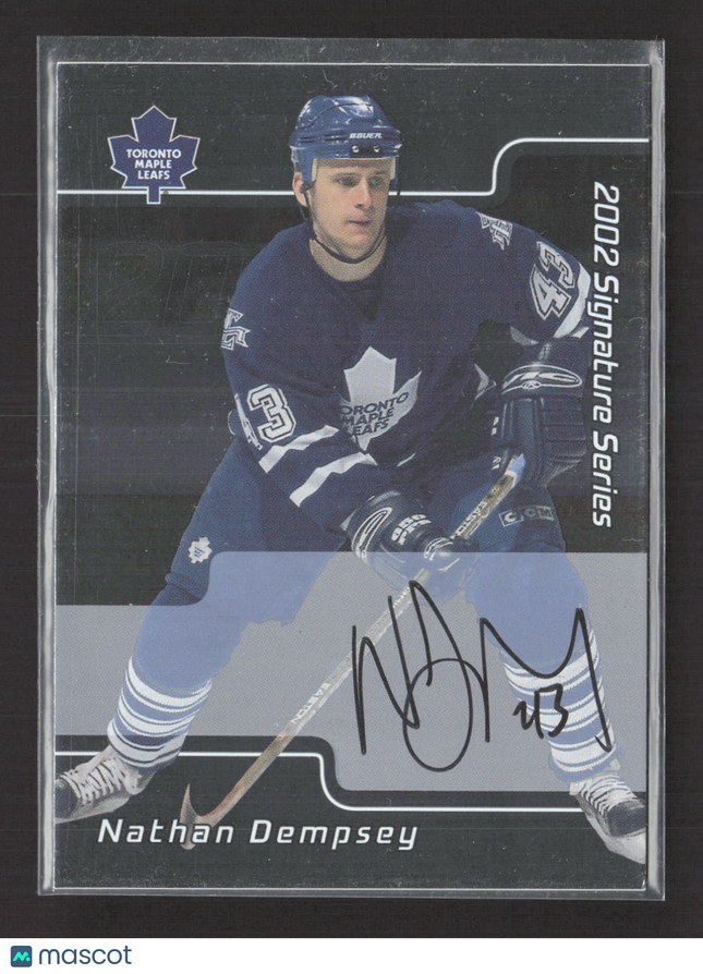 2002 In The Game Signature Series Nathan Dempsey #071 auto Auto
