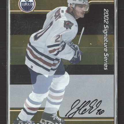 2002 In The Game Signature Series Jochen Hecht #157 auto gold