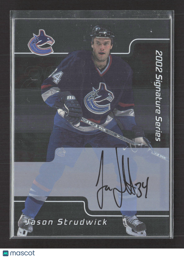 2002 In The Game Signature Series Jason Strudwick #139 auto Auto