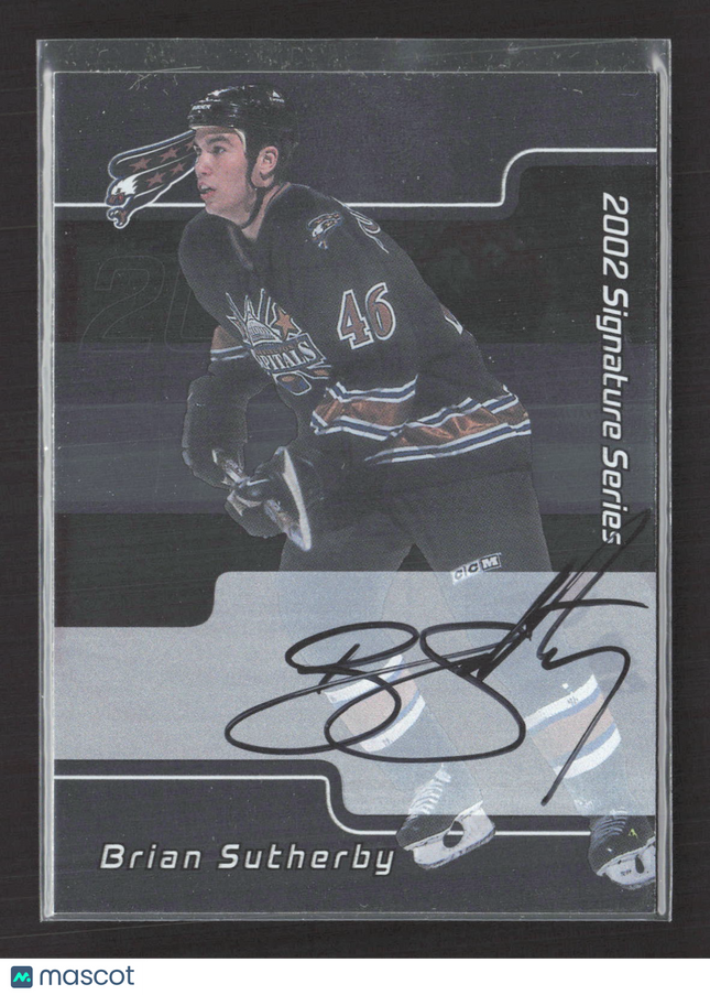 2002 In The Game Signature Series Brian Sutherby #223 auto First Signature Card Auto
